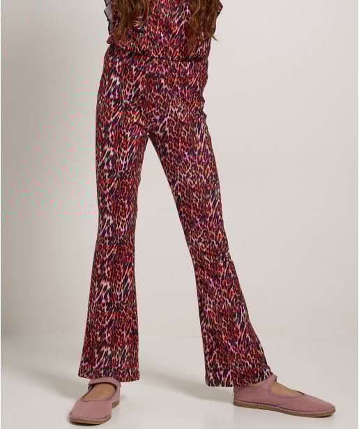 flared fit broek all-over print