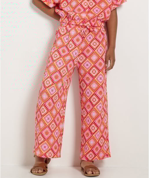 wide fit broek retroprint