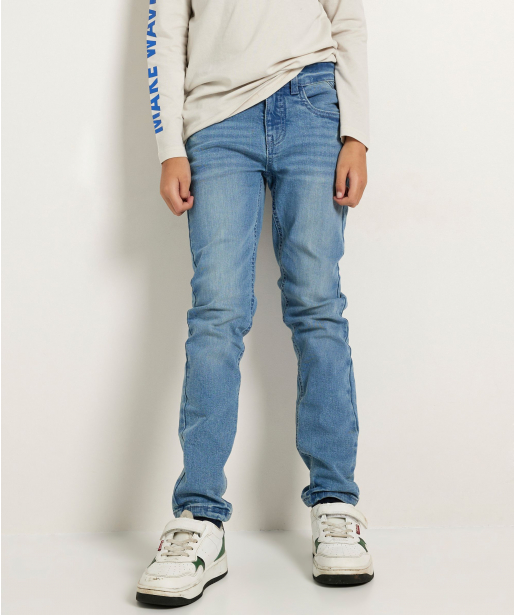 basic skinny fit stretch jeans - licht