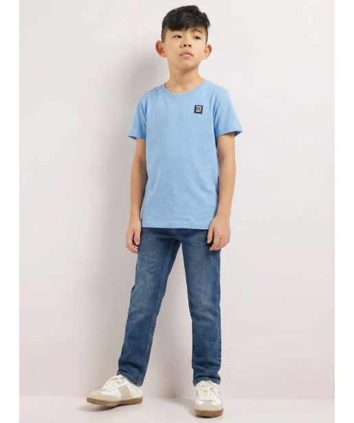 wide fit stretch jeans - mid