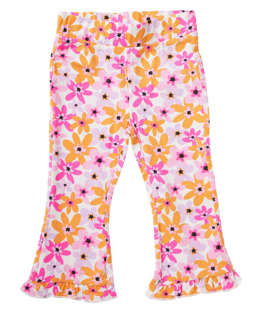 ruche broek bloemen