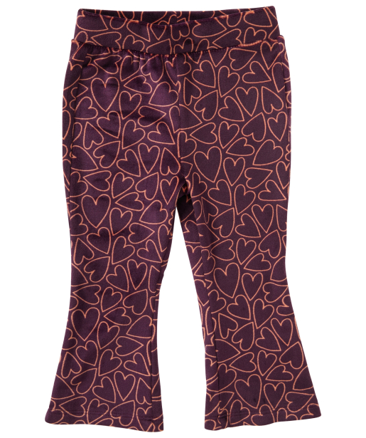 velvet broek met print