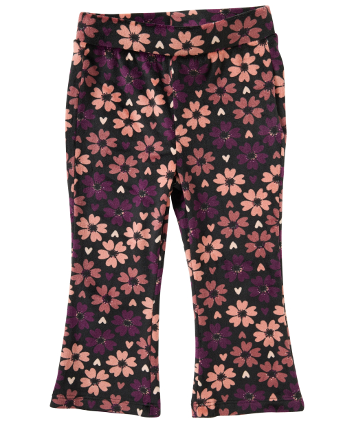 velvet broek met print