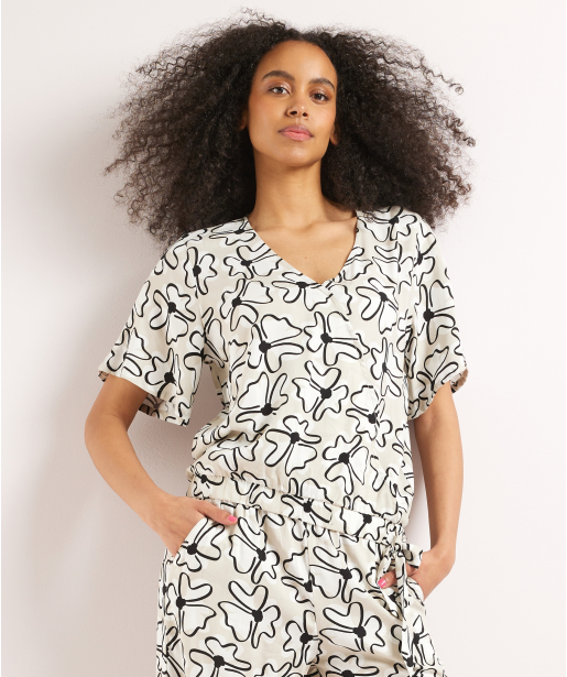 t-shirt met ronde hals