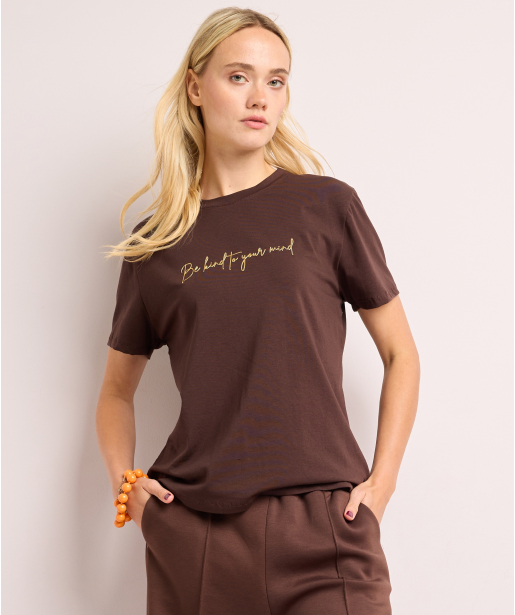 t-shirt met tekst