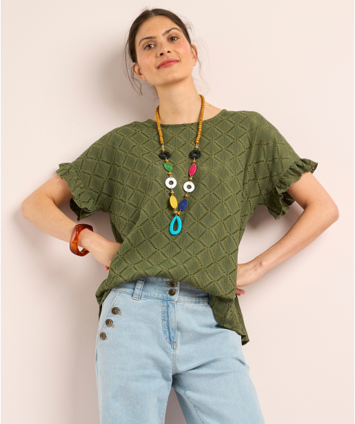 t-shirt met ketting
