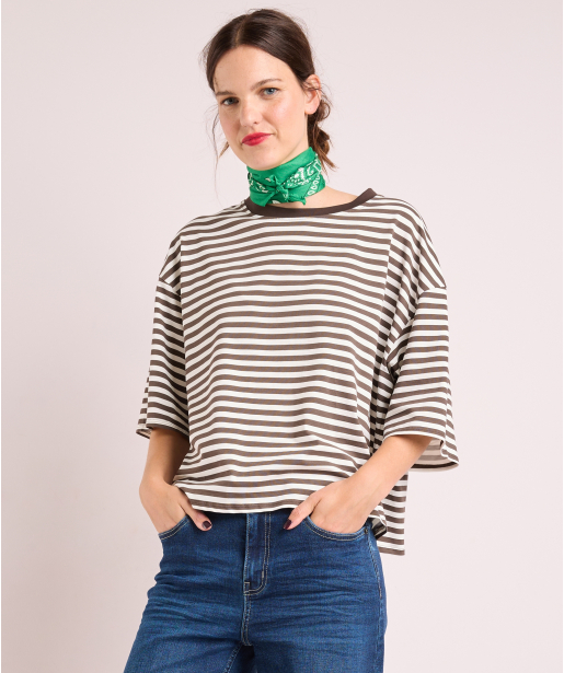 t-shirt met strepen
