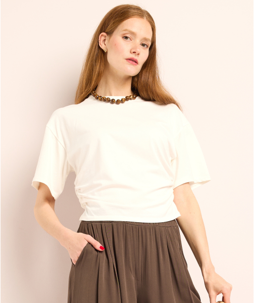t-shirt met detail