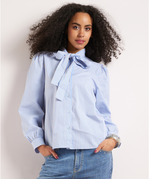blouse met strik