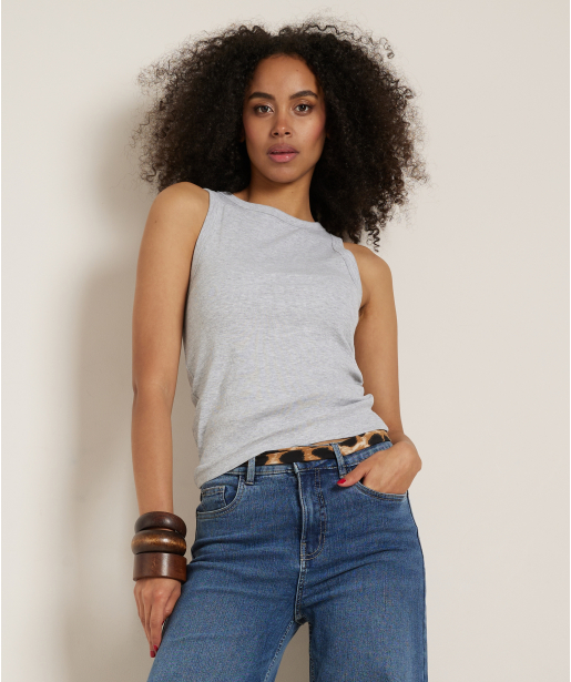 basic rib singlet