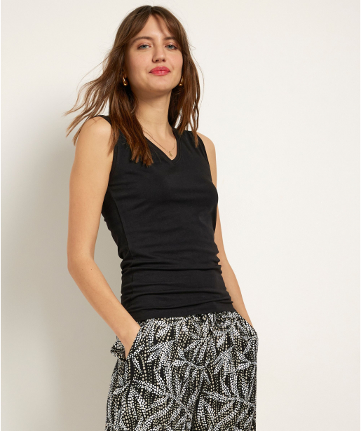 basic singlet met v-hals