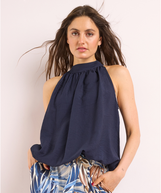 singlet met hoge hals