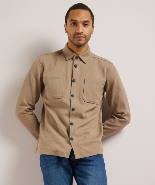 twill overshirt