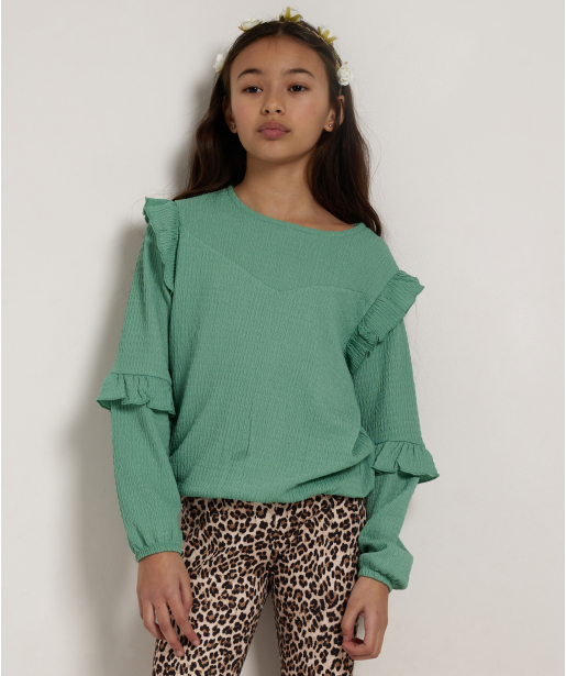 top met ruchemouwen