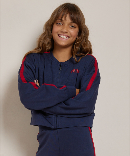 kort vest met streep