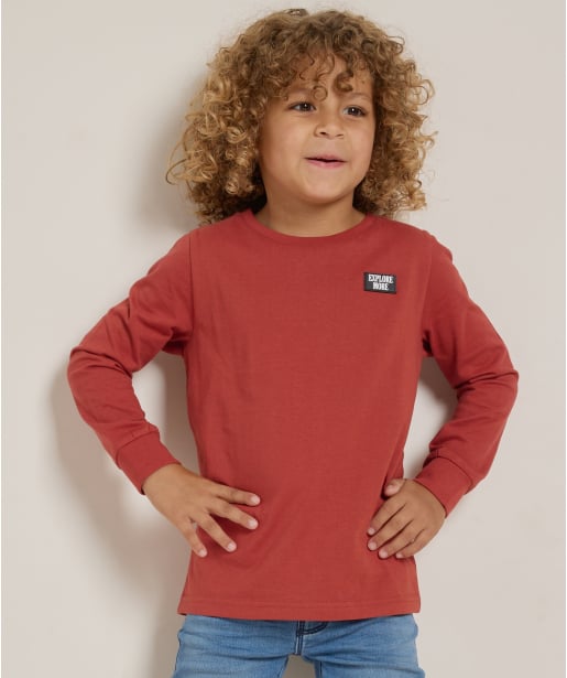 jersey top met backprint