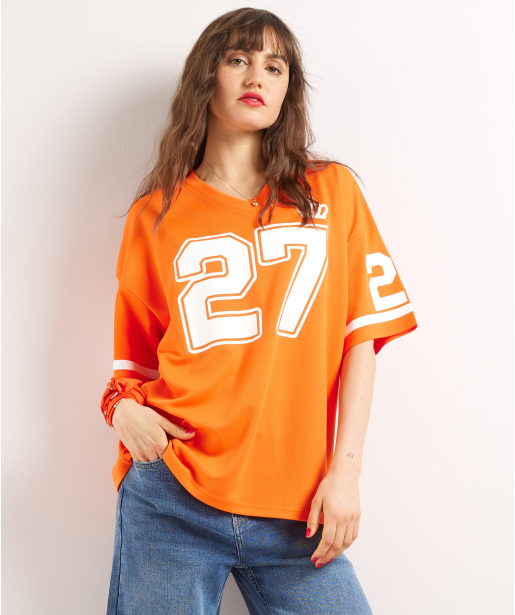 oranje jersey oversized