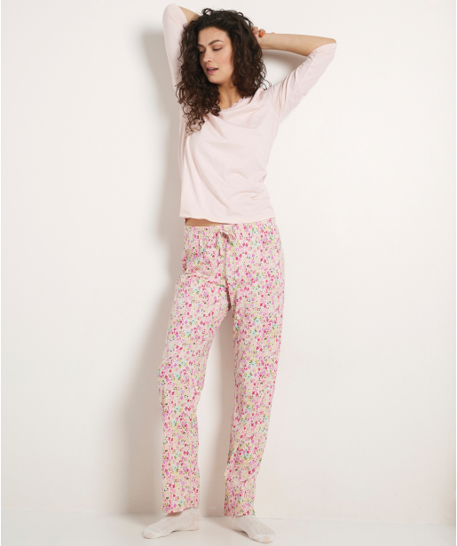 pyjama set: uni + print