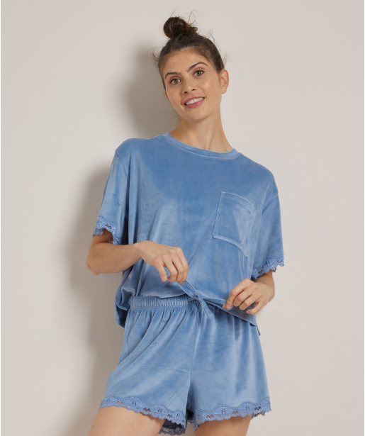 shortama set velours