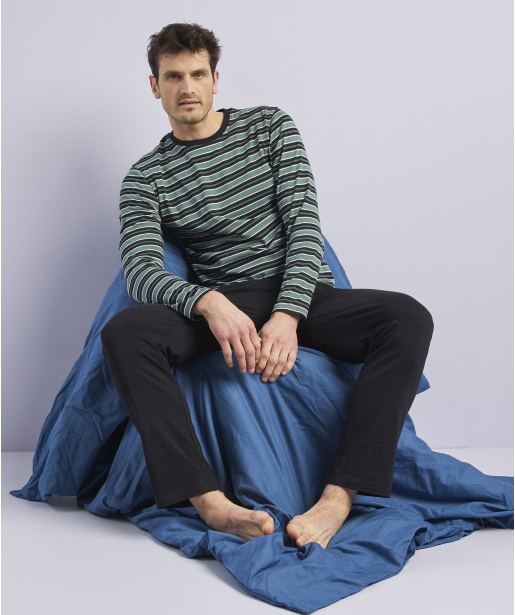 pyjama set met strepen