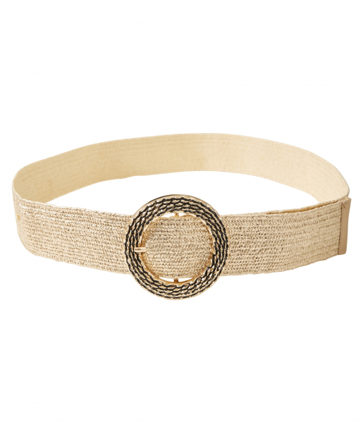 elastische riem met ronde gesp