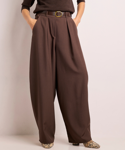 balloon fit broek met riem