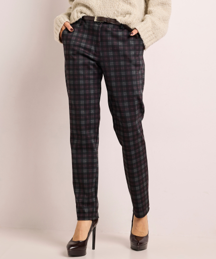 broek met geruit dessin
