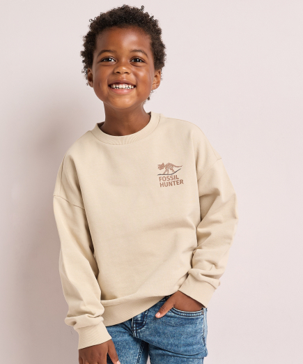 loose trui met print