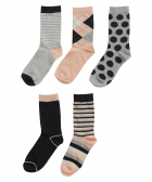 5-pack sokken dessin
