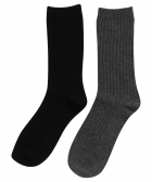 2-pack sokken rib