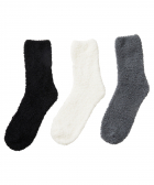 3-pack fluffy sokken