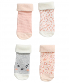 4-pack sokken dessin antislip