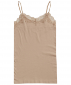 naadloze singlet met kant