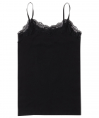 naadloze singlet met kant