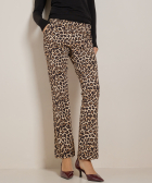 flared fit broek met print