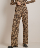 wide fit broek met all-over print