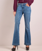 flared fit stretch jeans - noa