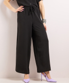 wijde broek uni met aantrekkoord