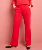 straight fit broek travelstof