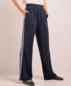 wide fit broek met tape