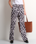 wide fit broek panterprint