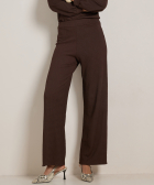 wide fit broek met structuur