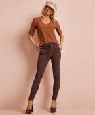 slim fit broek travelstof