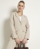 uni blazer met knoopsluiting