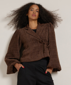 overslag blazer boucle