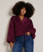 overslag blazer boucle