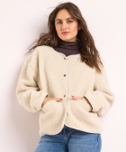 teddy blazer met knopen