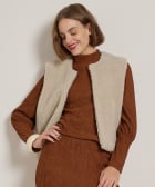 teddy gilet
