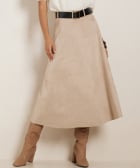 midi rok met riem