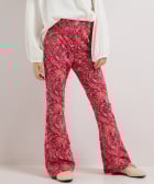 flared fit broek print